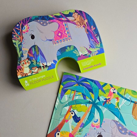 36pc Floor Jigsaw Puzzle - In the Jungle 36pc Floor Jigsaw Puzzle - In the Jungle