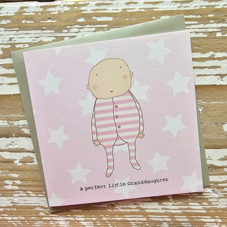 'A Perfect Little Granddaughter' New Baby Card 'A Perfect Little Granddaughter' New Baby Card