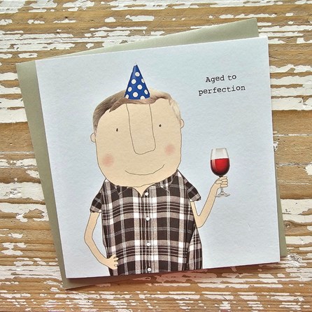 'Aged To Perfection' Greetings Card 'Aged To Perfection' Greetings Card
