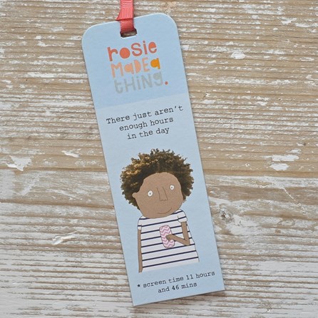 'Aren't Enough Hours In The Day' Bookmark Rosie Made A Thing Bookmark Funny Gifts Novelty Humourous Humour Quirky Gifts