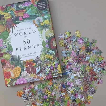 Nature Lover Gifts Novelty Jigsaw Puzzles Plants From Around The World Family Fun Puzzles