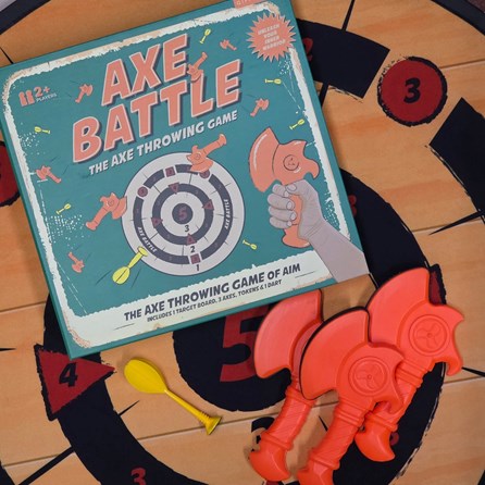 Axe Battle Axe Throwing Game Family Fun Games After Dinner Games Party Games Axe Throwing Game Toys