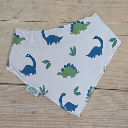 Bandana Dribble Bib - Dinosaurs New Baby Gifts Newborn Gifts Super Soft Dribble Bib Colourful Design Cotton Fleece Adjustable Dinos