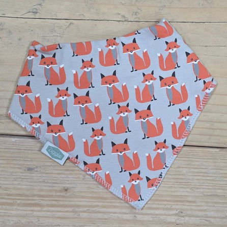 Bandana Dribble Bib - Foxes New Baby Gifts Newborn Gifts Super Soft Dribble Bib Colourful Design Cotton Fleece Adjustable Foxes