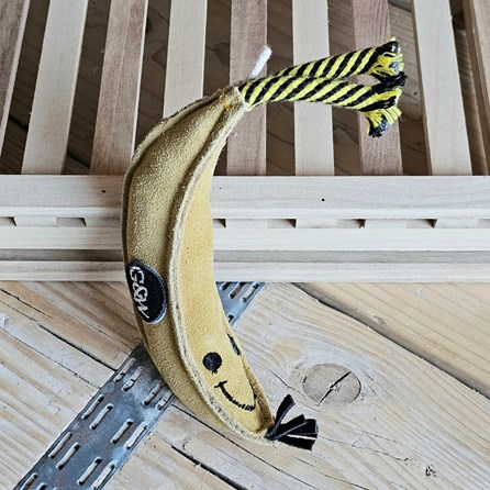Barry the Banana Eco Dog Toy Biodegradable Eco Friendly Fun Novelty Dog Toy