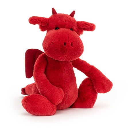 Jellycat Bashful Red Dragon Medium Soft Toy
