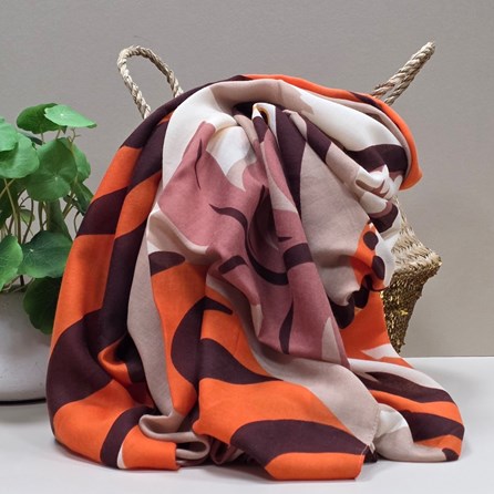 Contemporary Scarves Super Soft Scarf Headscarves Bold Tiger Print Christmas Gifts Birthday Gifts
