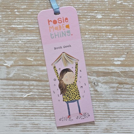 'Book Geek' Bookmark Rosie Made A Thing Bookmark Funny Gifts Novelty Humourous Humour Quirky Gifts