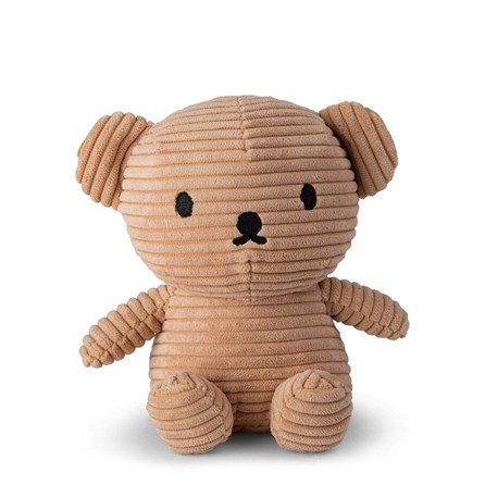 Boris Bear Corduroy Beige - 17cm