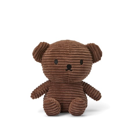 Boris Bear Corduroy Brown - 17cm Boris Bear Corduroy Brown - 17cm
