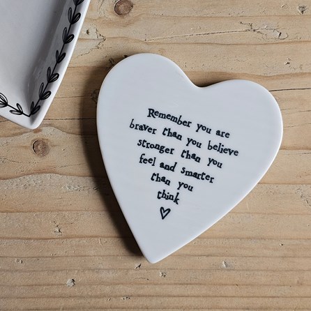 'Braver' Porcelain Coaster 'Braver' Porcelain Coaster