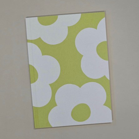 Caroline Gardner Green Flower A5 Softback Notebook Caroline Gardner Home Accessories Green Flower Daily Planner Notepad Memo Pads Notebooks Organisers