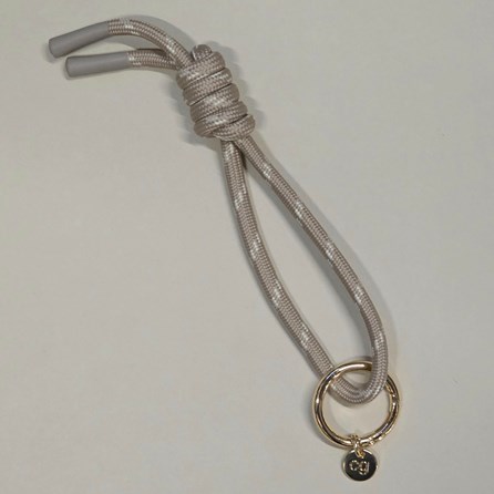 Caroline Gardner Taupe Cord Wristlet Phone Strap Caroline Gardner Mobile Phone Accessory Phone Holder Taupe Phone Wrist Strap