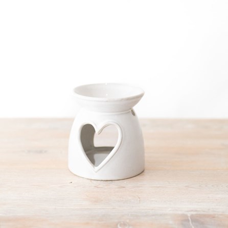 Ceramic Oil Burner with Heart Ceramic Oil Burner with Heart
