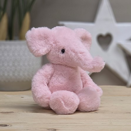 Charlie Bears Effie Elephant Bubblegum Pink Handmade Super Soft Cuddly Fluffy Toy Plush Unique Charlie Bears New Baby Gifts Elephant