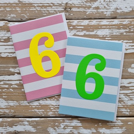 Children's 6th Birthday Card Children's 6th Birthday Card