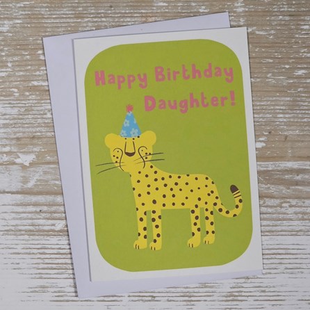 Children's 'Happy Birthday Daughter!' Party Animals Card Children's 'Happy Birthday Daughter!' Party Animals Card