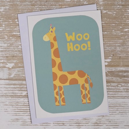 Children's 'Woo Hoo!' Party Animals Card Children's 'Woo Hoo!' Party Animals Card