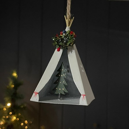 Christmas Tipi Hanging Christmas Decoration Christmas Tipi Hanging Christmas Decoration