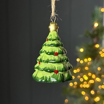 Christmas Tree Hanging Decoration Christmas Hanging Decorations Festive Xmas Gifts Porcelain Gifts Ceramic Hanging Novelty