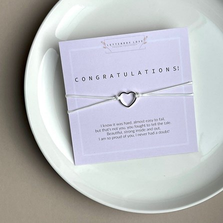 'Congratulations' Friendship Bracelet 'Congratulations' Friendship Bracelet