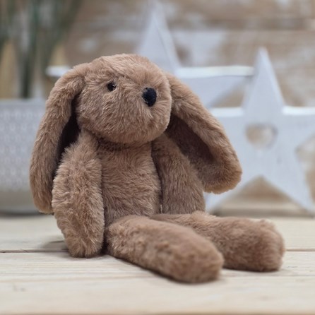 Cookie The Long Leg Dark Brown Bunny Soft Toy Soft Cuddly Toy Bunny Rabbit Brown Bunnies Softies Long Leg Rabbits Gifts For Newborn