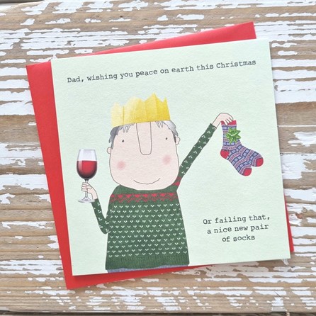 'Dad…New Pair Of Socks' Christmas Card 'Dad…New Pair Of Socks' Christmas Card
