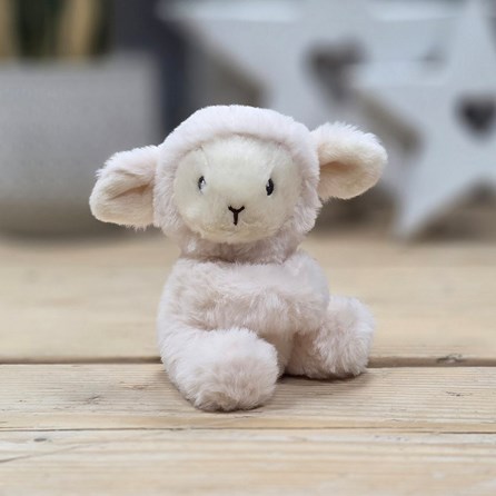 Ebba Eco Laurin Lamb Rattle Ebba Soft Cuddly Toy Plush Lamb Sheep Rattle Gifts For Children New Baby Gifts