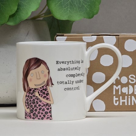 'Everything Is Under Control' Mug Rosie Made A Thing Novelty Quirky Fun Gifts Bone China Mugs Mother's Day Gifts Birthday Gifts