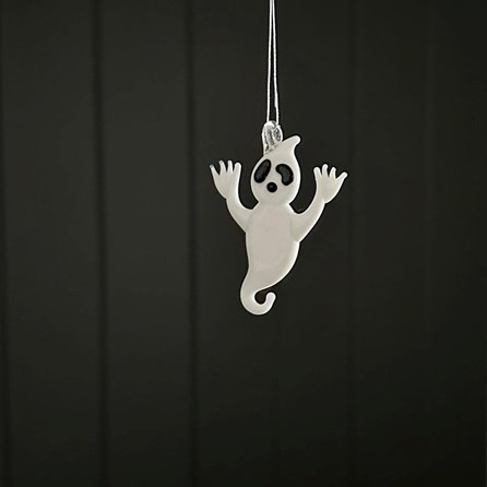 Glass Ghost Hanging Halloween Decoration Glass Ghost Hanging Halloween Decoration