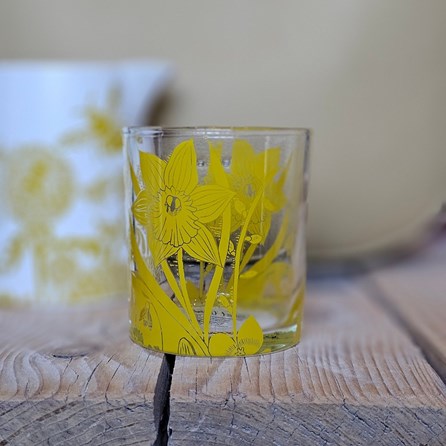 Glass Tumbler 300ml - Mustard Glass Tumbler 300ml - Mustard