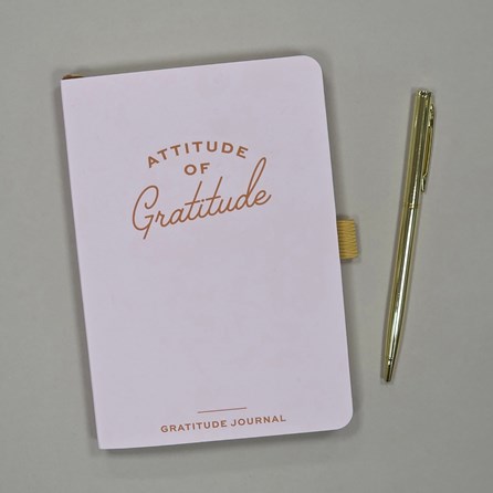 Gratitude Journal with Pen - 'Attitude of Gratitude' Diary Journal Planner Notebook Notepad Stationary Memo Writing Calendar Planning Book Christmas Gift