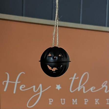 Halloween Metal Black Hanging Bell Halloween Metal Black Hanging Bell