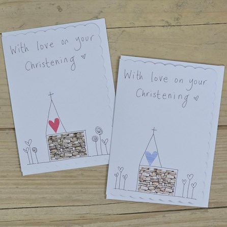 Handmade 'Christening' Card Handmade 'Christening' Card