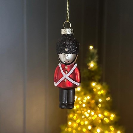 Hanging Glass Soldier Christmas Tree Decoration Hanging Glass Soldier Christmas Tree Decoration
