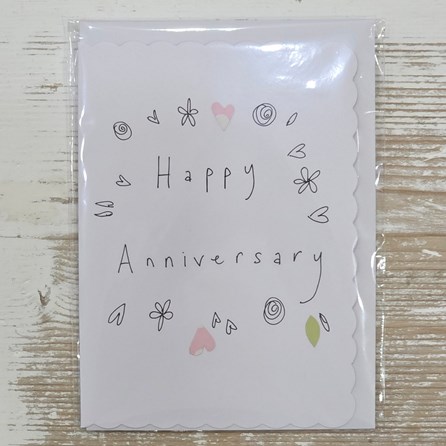 Exclusive Handmade Hand Drawn Unique Gift Card Greetings Cards Anniversary Card Happy Anniversary