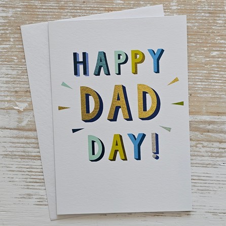 'Happy Dad Day' Father's Day Card 'Happy Dad Day' Father's Day Card
