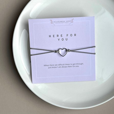 'Here For You' Friendship Bracelet 'Here For You' Friendship Bracelet