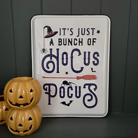 Hocus Pocus Halloween Sign Halloween Gifts Novelty Gifts Home Decoration Gifts Novelty Signs