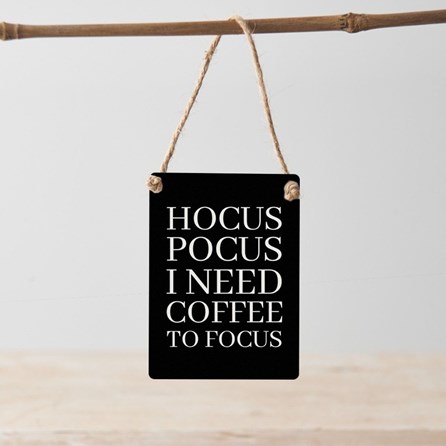 'Hocus Pocus' Mini Metal Sign 'Hocus Pocus' Mini Metal Sign