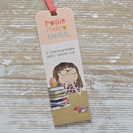 'I Like Big Books...' Bookmark Rosie Made A Thing Bookmark Funny Gifts Novelty Humourous Humour Quirky Gifts