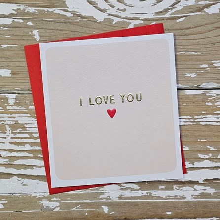 'I Love You' Heart Card 'I Love You' Heart Card