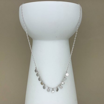 Shaker Necklace In Sterling Silver Or 18ct Gold Plated Shaker Necklace In Sterling Silver Or 18ct Gold Plated