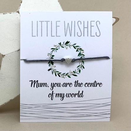 'Mum, You Are The Centre Of My World' Wish Bracelet 'Mum, You Are The Centre Of My World' Wish Bracelet
