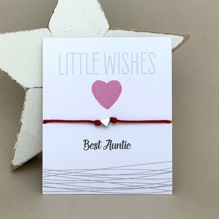 'Best Auntie' Wish Bracelet 'Best Auntie' Wish Bracelet