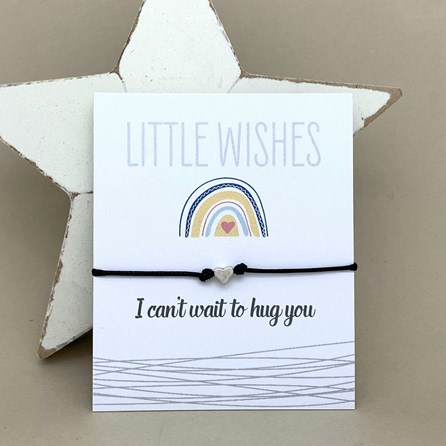 'I Can't Wait To Hug You' Wish Bracelet 'I Can't Wait To Hug You' Wish Bracelet