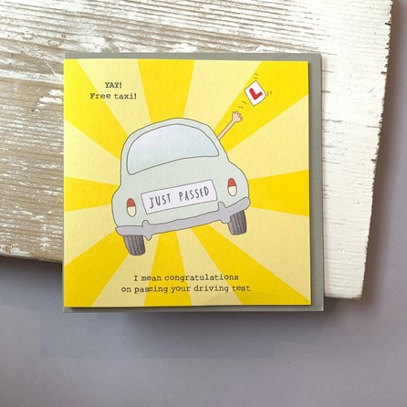 '...Passing Your Driving Test' Greetings Card '...Passing Your Driving Test' Greetings Card