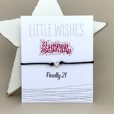 'Finally 21' Wish Bracelet 'Finally 21' Wish Bracelet