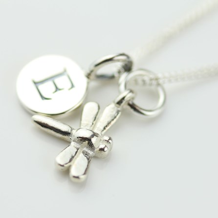 Personalised Miniature Dragonfly Necklace Personalised Miniature Dragonfly Necklace