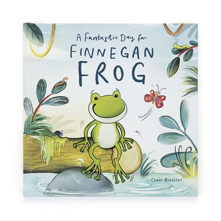 Jellycat A Fantastic Day for Finnegan Frog Book Jellycat frog frog jellycat a fantastic day or finnegan frog book